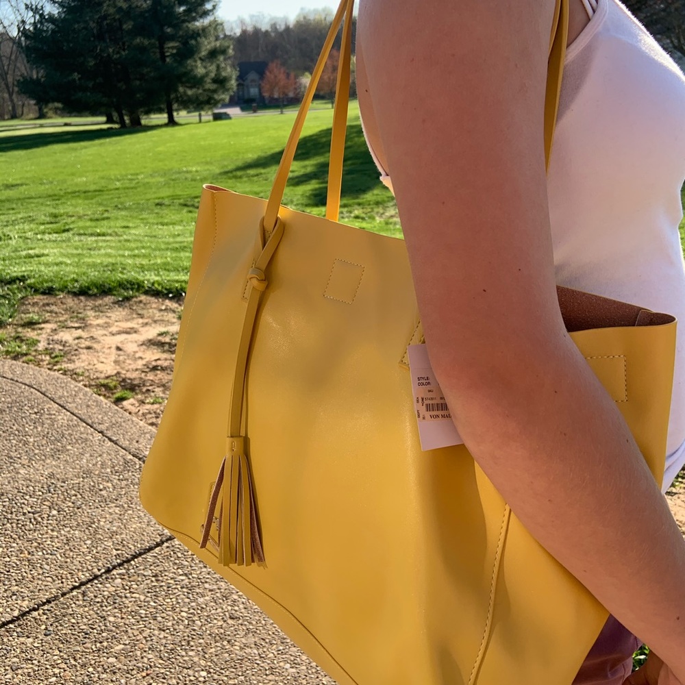 POVERTY FLATS by rian Yellow Tote Bag